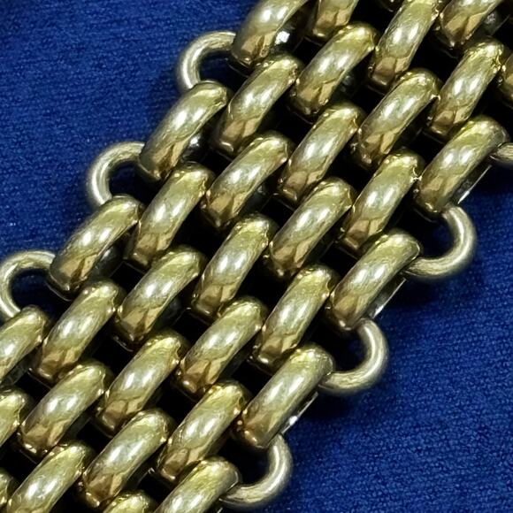 NEW in box Lucky Brand gold plated chain bracelet chunky Boho Classic Giftable - Picture 6 of 6